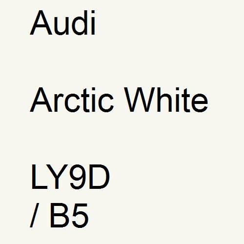 Audi, Arctic White, LY9D / B5.